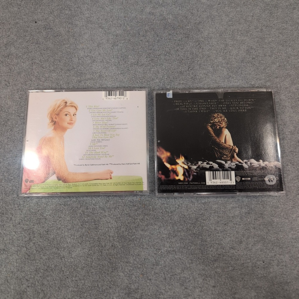 Faith Hill‎ Faith and Cry CDs Lot Faith Hill Music Lot - Picture 2 of 2